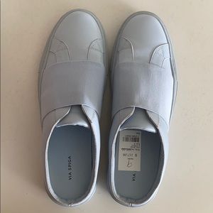 Via Spiga light blue flats